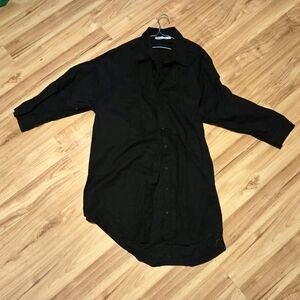 Chemise noir basique taille L over size